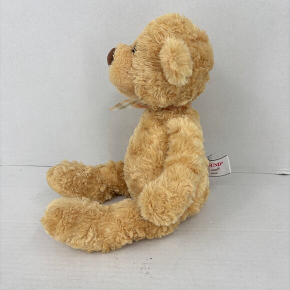 Gund Manni Plush Teddy Bear Tan 14 Inch Stuffed Animal Toy #015015 - Picture 5 of 8